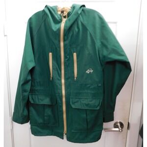 Snowbird Denver Custom Green Zip Hooded Coat USA sz M